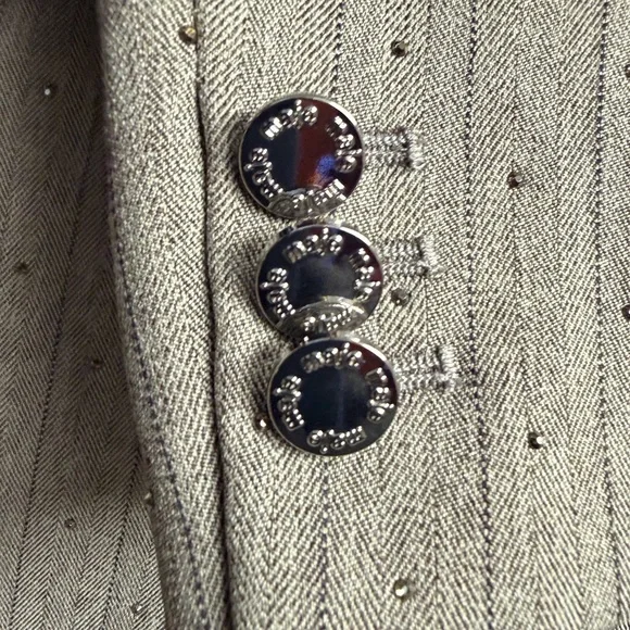 Vafil Rhinestone Suit Jacket